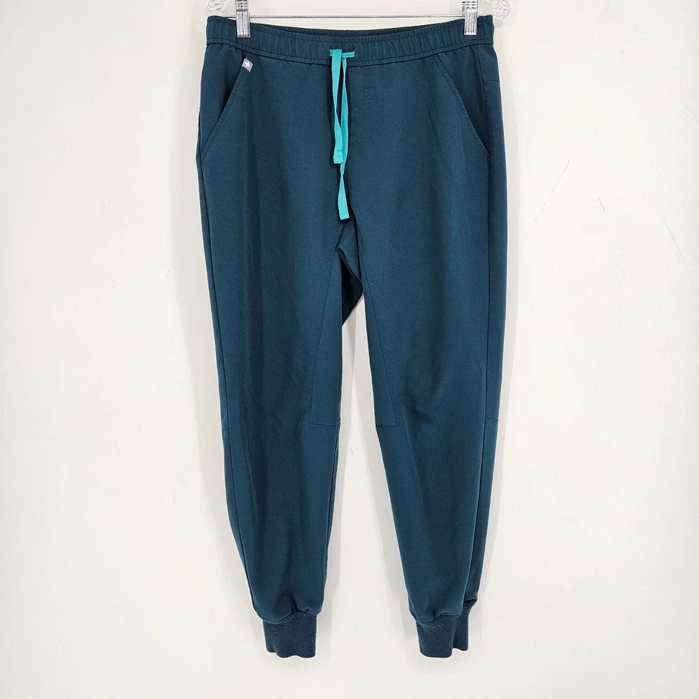 Figs Scrub Pants Mens Small Short Tansen Caribbean Blue Jogger Nurses Uniforms